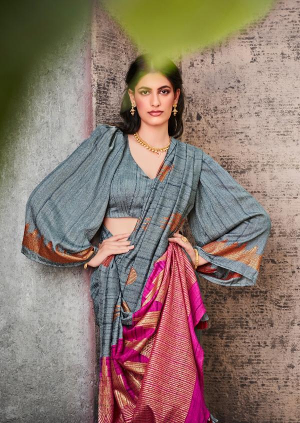 Sr Panama Fancy Soft Linen Saree Collection